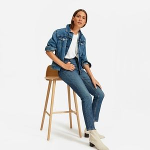 Everlane highrise straight jeans (ankle)